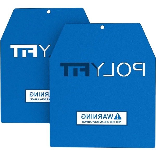 Gewichtsvest Platen - Verzwaarde Platen - Krachttraining Intensiveren - Stalen Constructie - 4 lb per stuk - Zwart