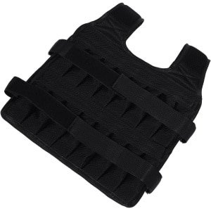 Gewichtsvest - Verzwaarde Vest - Krachttraining - Verstelbaar - 51x41x3.5CM - Zwart