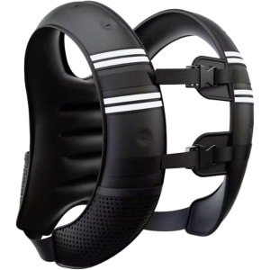 Gewichtsvest - Verzwaarde Vest Trainingsvest - Krachttraining Verbeteren - Reflecterende Banden - 5 kg - Zwart