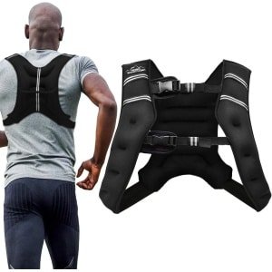 Gewogen Vest - Trainingsvest Krachttraining - Intensiteit Verhoging - Gelijkmatige Weerstand - 9 kg - Zwart