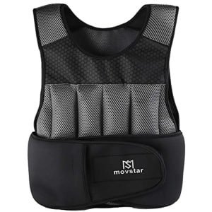 Gewogen vest voor training en cardio, verstelbaar en ideaal voor hardlopen en gewichtheffen