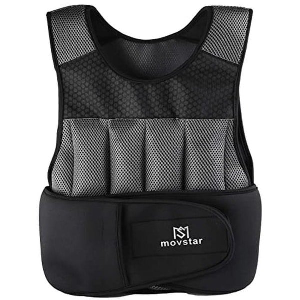 Gewogen vest voor training en cardio, verstelbaar en ideaal voor hardlopen en gewichtheffen