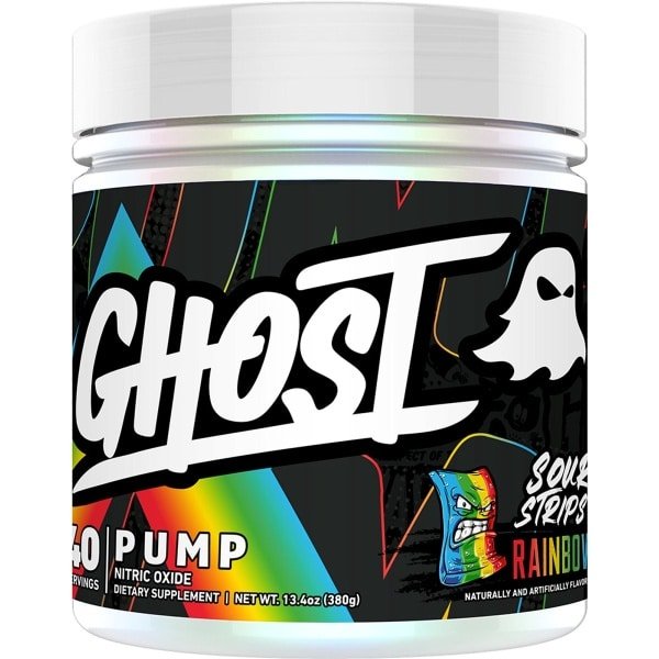 Ghost Pump Pre-workout - Pre Workout - Zonder Cafeïne - Ananas - 340 gram (40 doseringen)