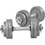 Gietijzer Halterset 30 kg voor Krachttraining Thuis