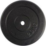 Gietijzeren Gewichts-/Halterschijf - 20 kg - 30 mm Doorsnede - Voor Krachttraining en Crossfit
