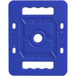 Gietijzeren Gewichtsplaat - Ruck Plate - Krachttraining Gewichtheffen - Dubbel gatontwerp - 2 inch opening - Kleurgecodeerd