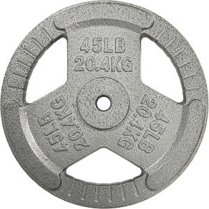 Gietijzeren Gewichtsplaat met Grip - Voor Krachttraining en Crossfit - Verkrijgbaar in Diverse Gewichten