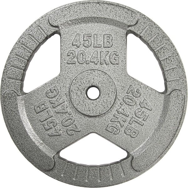 Gietijzeren Gewichtsplaat met Grip - Voor Krachttraining en Crossfit - Verkrijgbaar in Diverse Gewichten