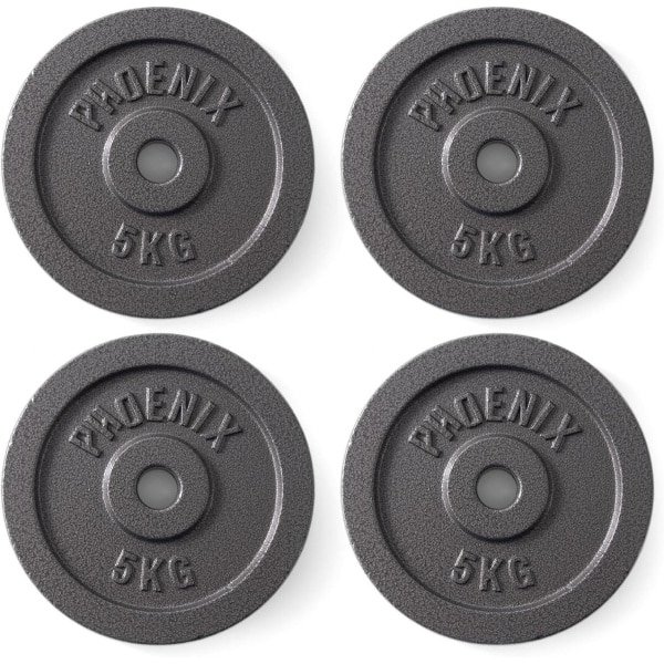 Gietijzeren Halter- en Gewichtsschijven - Perfect voor Krachttraining en Fitness - Diverse Gewichten (1.25kg - 20kg)