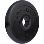 Gietijzeren Halterschijven Set - 30/31mm Boring - Rubberen Antislip Coating - Geschikt voor Krachttraining