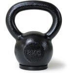Gietijzeren Kettlebell 8 kg voor Krachttraining, Fitness en Crossfit | Met Rubberen Bodem