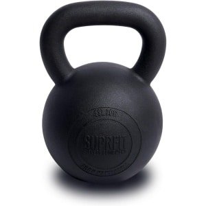Gietijzeren Kettlebell Professional - 32 kg Zwart voor Kracht en CrossFit