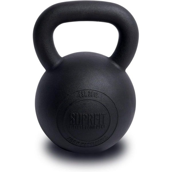 Gietijzeren Kettlebell Professional - 32 kg Zwart voor Kracht en CrossFit