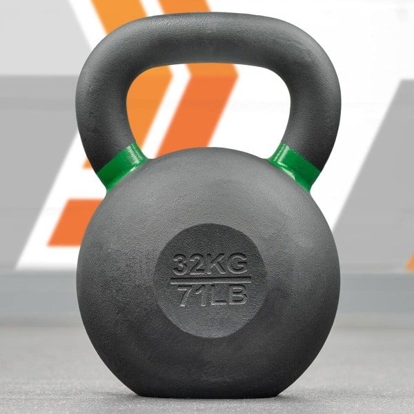 Gietijzeren Kettlebells 4-48 kg - Set van 13 of 15 - Poedercoat Afwerking - Antislip - Gym Krachttraining Gewichten