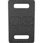 Gietijzeren Ruck Plate - Verzwaarde Plaat - Krachttraining Fitness - Ronde Rand Ontwerp - 136 kg - Zwart