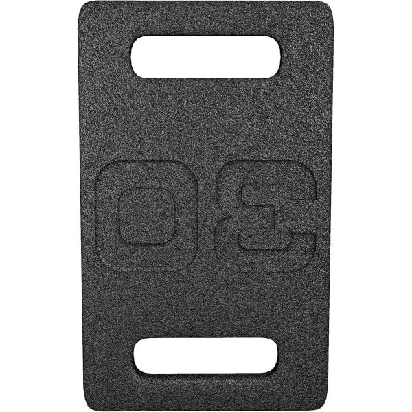 Gietijzeren Ruck Plate - Verzwaarde Plaat - Krachttraining Fitness - Ronde Rand Ontwerp - 136 kg - Zwart