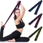 Golden crown - Fitnessbanden met Lussen - Weerstandsbanden voor Krachttraining - Zeer Elastisch - Roze/Geel/Blauw - Stretchbanden voor Thuis en Gym -
