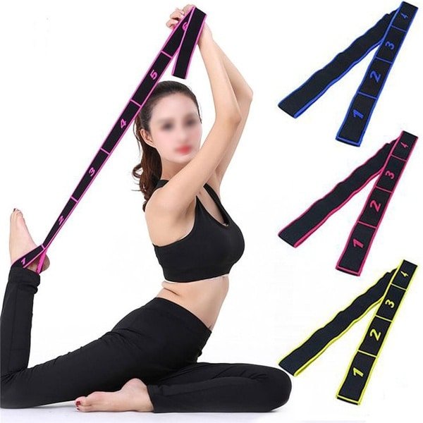 Golden crown - Fitnessbanden met Lussen - Weerstandsbanden voor Krachttraining - Zeer Elastisch - Roze/Geel/Blauw - Stretchbanden voor Thuis en Gym -