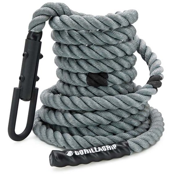 GorillaGrip Competition Rope 10 Meter - Hyrox Sled Pull Touw - 4, 10 of 15 Meter - Wedstrijdformaat - Heavy Duty Trainingsrope met Markeringen - Grip & Krachttraining