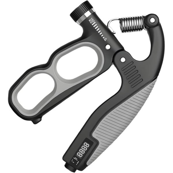 Grijpkracht Versterker - Handknijper Onderarm Trainer - Fitness Krachttraining - Verstelbare Weerstand - 178 x 10 x 2 cm - Grijs