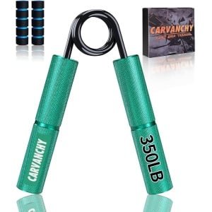 Grip Kracht Trainer - Hand Versterker Set - Krachttraining Onderarm - Verstelbare Weerstand - 6 Stuks - Groen