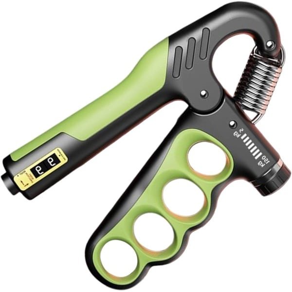 Grip Krachttrainer - Handspanner Vinger - Kracht Opbouwen - Automatisch Tellen - 150 kg - Groen