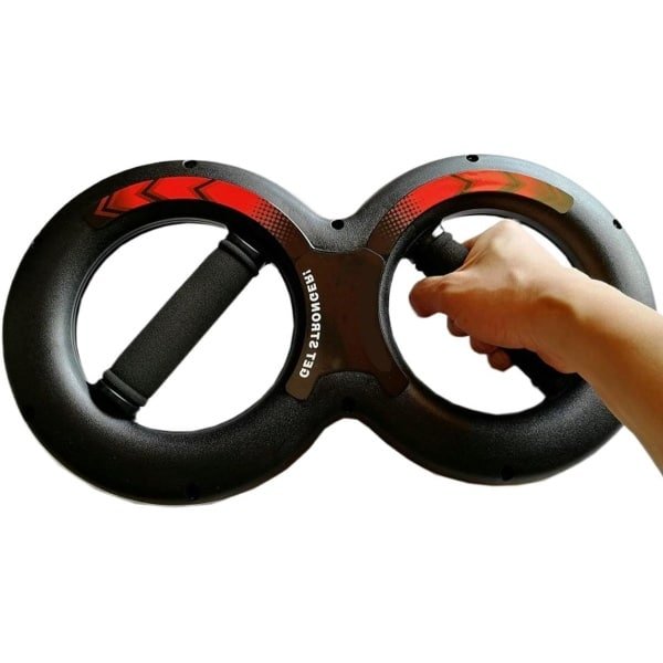 Grip Krachttrainer - Polstrainer Onderarmversterker - Spierversterking Thuis - Zachte Comfortabele Grip - 5 kg - Zwart