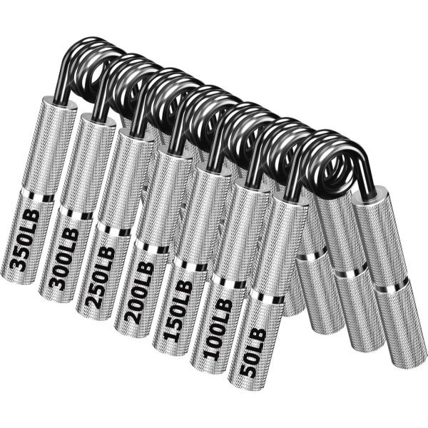 Grip Krachttrainer Set - Metaal No Slip, 50-350 lbs (7 Pack) voor Pols- en Onderarm Training