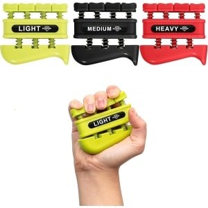 Grip Krachttrainer - Vinger Kracht Oefener - Hand Pols Training - Verstelbare Weerstand - 11.9 x 10.2 cm