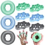 Gripkrachttrainer Set - 9 Delige Onderarmversterker en Vingertrainer voor Krachttraining en Herstel