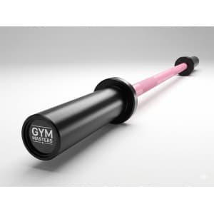 Gym Masters Halterstang 120 cm - Roze Barbell 50 mm - Olympische Stang - Crossfit Halter - 180 kg - Compacte Halterstang