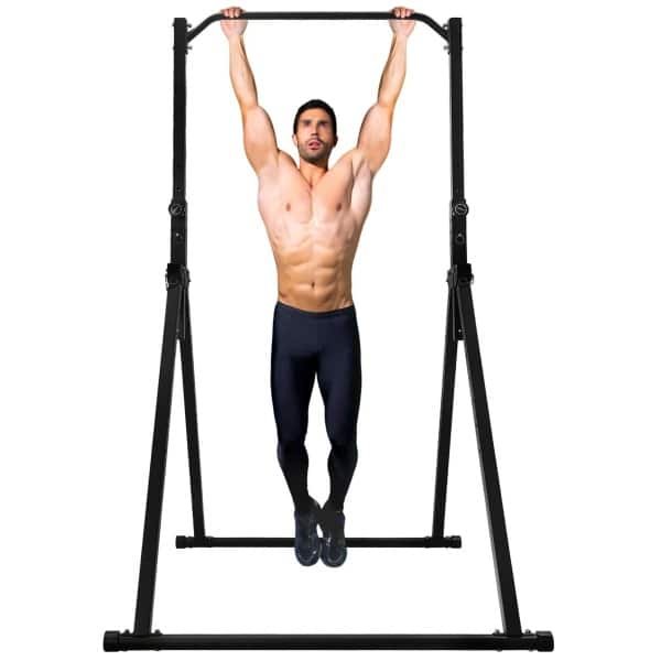 Gymnastiek Stang - Gymnastiek Bar - Fitness Bar - In Hoogte Verstelbaar - Krachttraining - Zwart