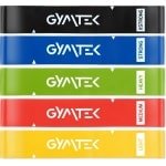 Gymtek® Fitness Weerstandsbanden Set - 5 stuks, 0,5-30 kg - Fitnessbanden, Weerstandsbanden, Gymnastiekbanden - Yoga, Pilates, Krachttraining, Fitness