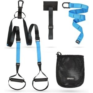 Gymtek® TRX Suspension Trainer Set - Weerstandsbandenset, Fitnessbanden, Weerstandsbanden, TRX Resistance Band - voor Fitness, Krachttraining, Fysiotherapie, Calisthenics, Crossfit