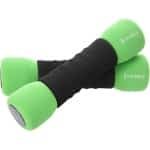 HMS Halters CM07 Halterset voor dames en heren, fitness, aerobics, sport, krachttraining, 2 x 1,5 kg
