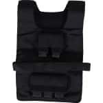 HOMCOM 20 kg trainingsvest gewichtsvest krachttraining fitness Oxford ijzer zwart A93-041V01