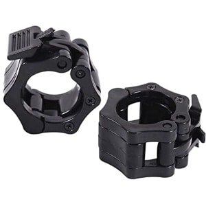 Halter Clips voor Krachttraining - 50 mm Olympische Klemmen voor Gewichtheffen en Fitness