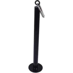 Halter Opbergrek - Gewichtenbak Staal - Krachttraining Thuissport - Eenvoudig Laden Lossen - 42x8x8cm - Zwart