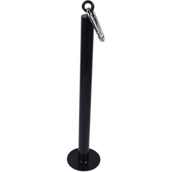 Halter Opbergrek - Gewichtenbak Staal - Krachttraining Thuissport - Eenvoudig Laden Lossen - 42x8x8cm - Zwart