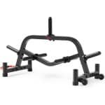 Halter Rek - Gewichten Opslag - Krachttraining Organiseren - Hoge Gewichtscapaciteit - 155x60x79cm - Zwart