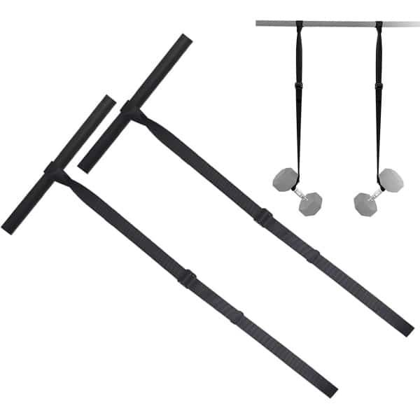 Halter Spotter Haken - Trainingsbanden Set - Krachttraining Thuis - Verstelbaar Ophangsysteem - 22 x 15 x 5 cm