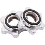 Halterklemmen, snelsluitingsset met vergrendeling, antislip zeskantmoeren voor dumbbells, 25 mm draaivergrendelingsschroefclips, geschikt voor krachttraining.