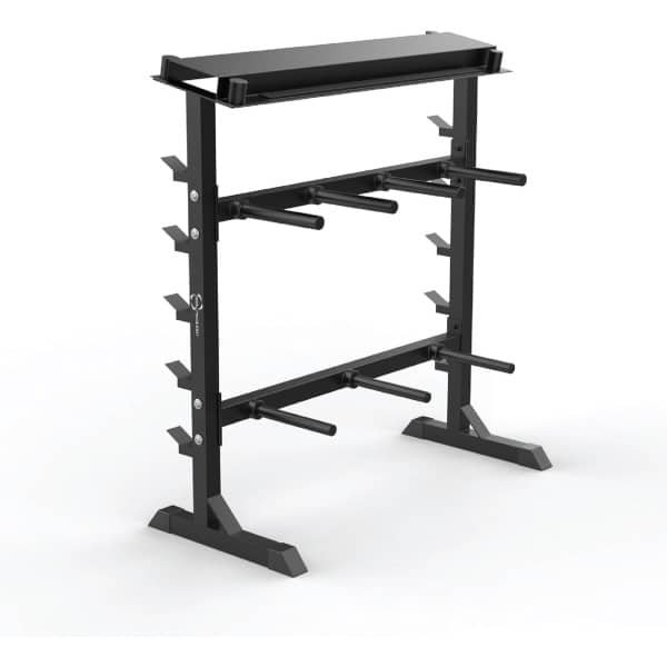 Halterrek - Gewichtsstelling Krachttraining - Opgeruimd Thuis - Stevig Gelegeerd Staal - Compact Ontwerp