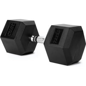 Halters Set 2,5 kg tot 35 kg - Duurzame Zeskantige Dumbbells van Rubber Gietijzer voor Krachttraining