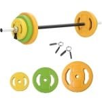 Halters en Halterset 20 kg voor Krachttraining met Gewichten voor Thuis Gym