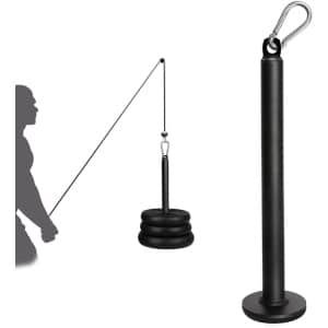 Halterschijf Laadpen - Gewichtslaadpen - Krachttraining Thuis - 130 kg Belastbaar - 2.5 cm Stangdiameter - Zwart