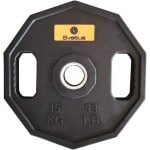 Halterschijf Olympisch 15 Kg Staal/Rubber - Ideaal voor Krachttraining