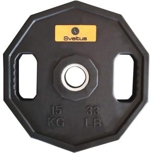 Halterschijf Olympisch 15 Kg Staal/Rubber - Ideaal voor Krachttraining