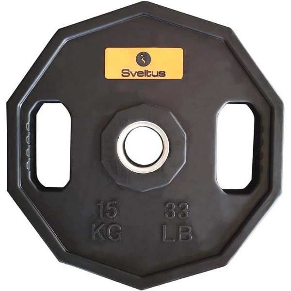 Halterschijf Olympisch 15 Kg Staal/Rubber - Ideaal voor Krachttraining