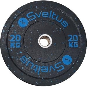 Halterschijf Rubber 20 kg - Gewichtsschijf voor Krachttraining